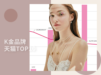 天猫店铺TOP10--2021年11月K金珠宝首飾品牌店铺数据分析